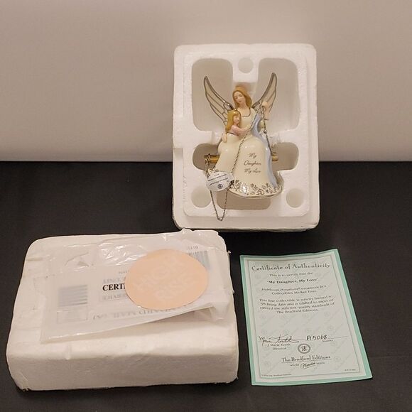 BRAND NEW MY DAUGHTER MY LOVE 2004 HEIRLOOM BRADFORD EXCHANGE PORCELAIN - Picture 14 of 16